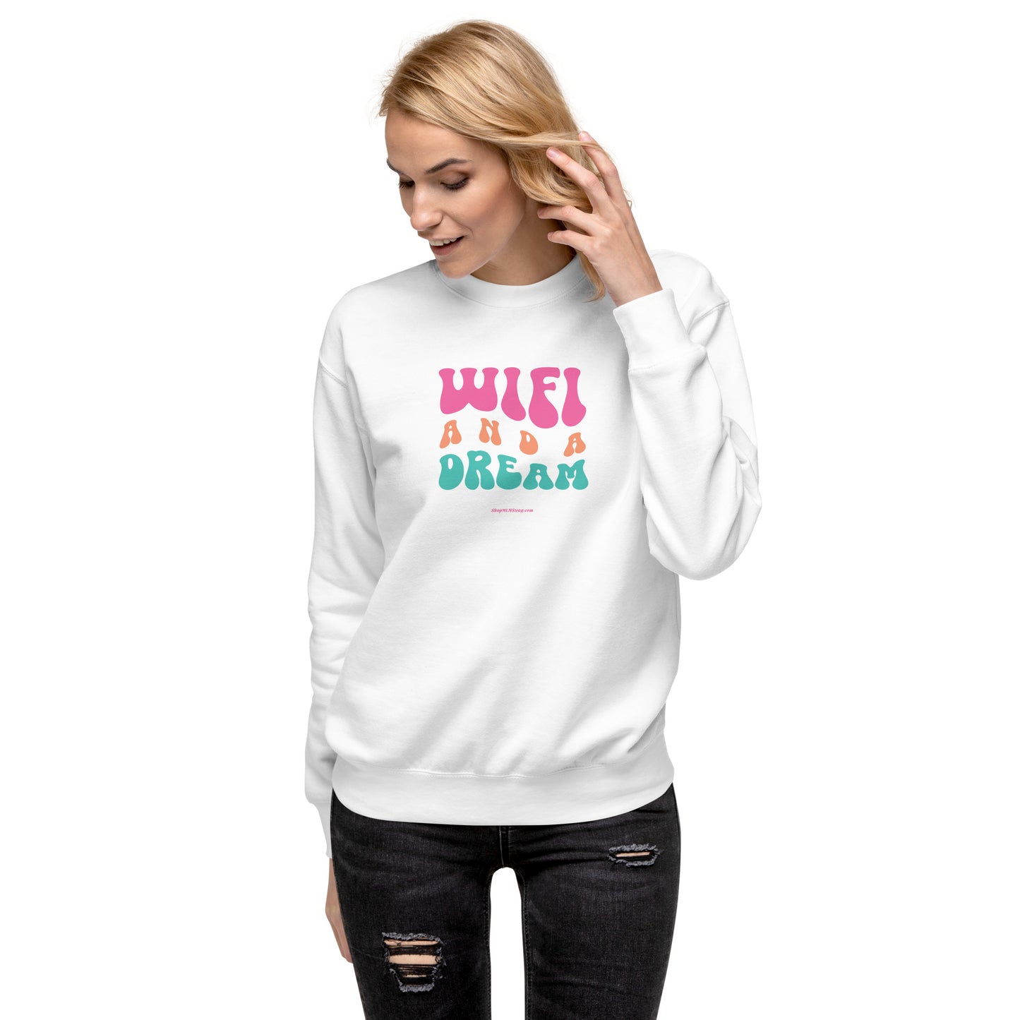 WiFi and a Dream — Beach Vibes Sweatshirt