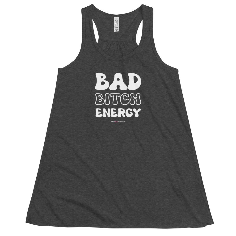 Bad B*tch Energy Stacked Bubbles Racerback Tank